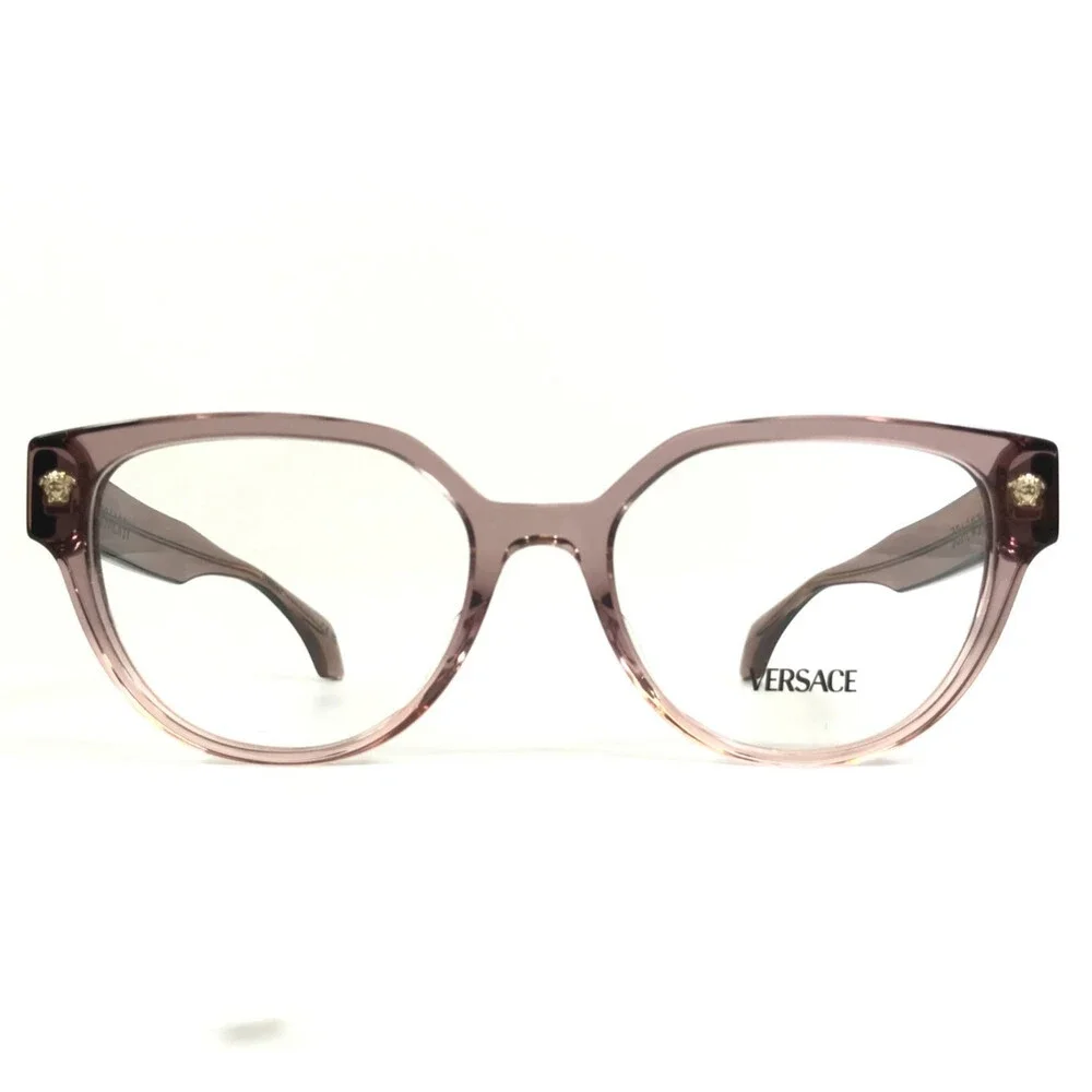 Versace Eyeglasses Frames MOD.3394-D 5435 Transparent Purple Asian Fit 53-17-140